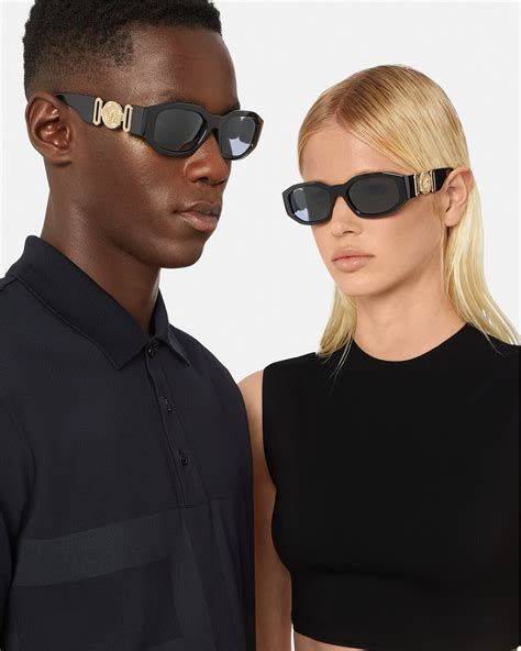 white versace biggie sunglasses|Versace biggie sunglasses all black.